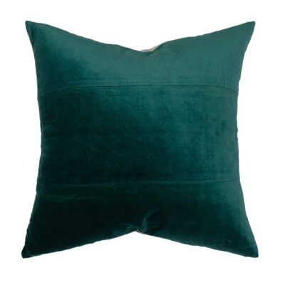 Essential Panelled Velvet Emerald